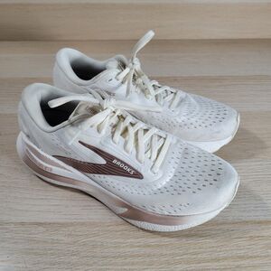 Brooks Adrenaline GTS 24 Brooks Womens 8 Sneakers Coconut Rose Gold White Shoes